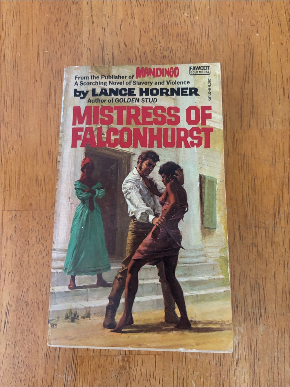 Mistress of Falconhurst Lance Horner Paperback Fawcett Gold Medal Vintage 1973